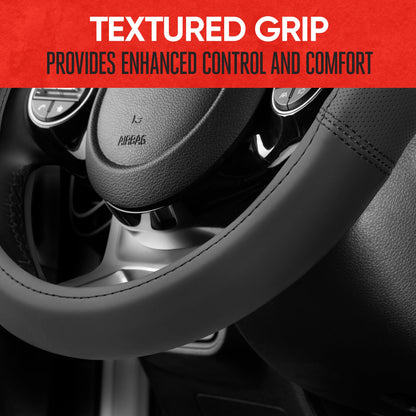 MotorTrend SoftTouch Advanced Traction Grip Lenkrad Abdeckung (Fits 14.5' - 15.5')