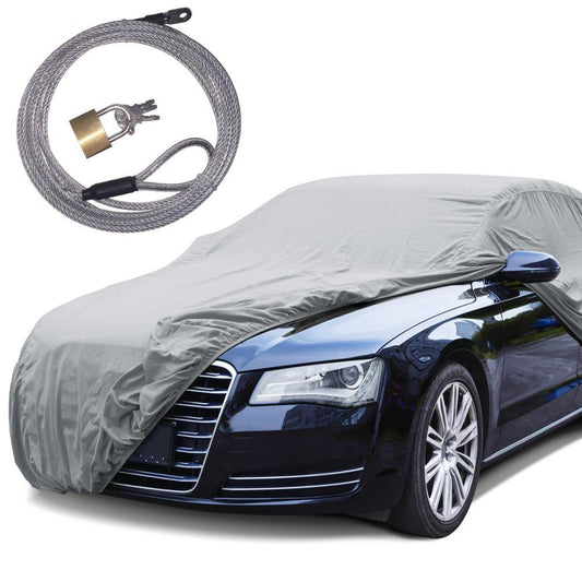 BDK Universal Fit Fahrzeugabdeckung für Autos, SUVs, LKW, Vans - UV & Staubschutz, wasserdicht