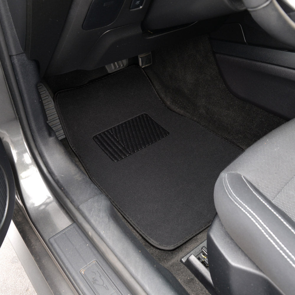 MotorTrend 4-Piece Premium Inter-Lock Backing Teppich Vorderbodenmatten und Hinterbodenmatten
