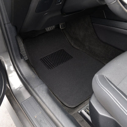 MotorTrend 4-Piece Premium Inter-Lock Backing Teppich Vorderbodenmatten und Hinterbodenmatten