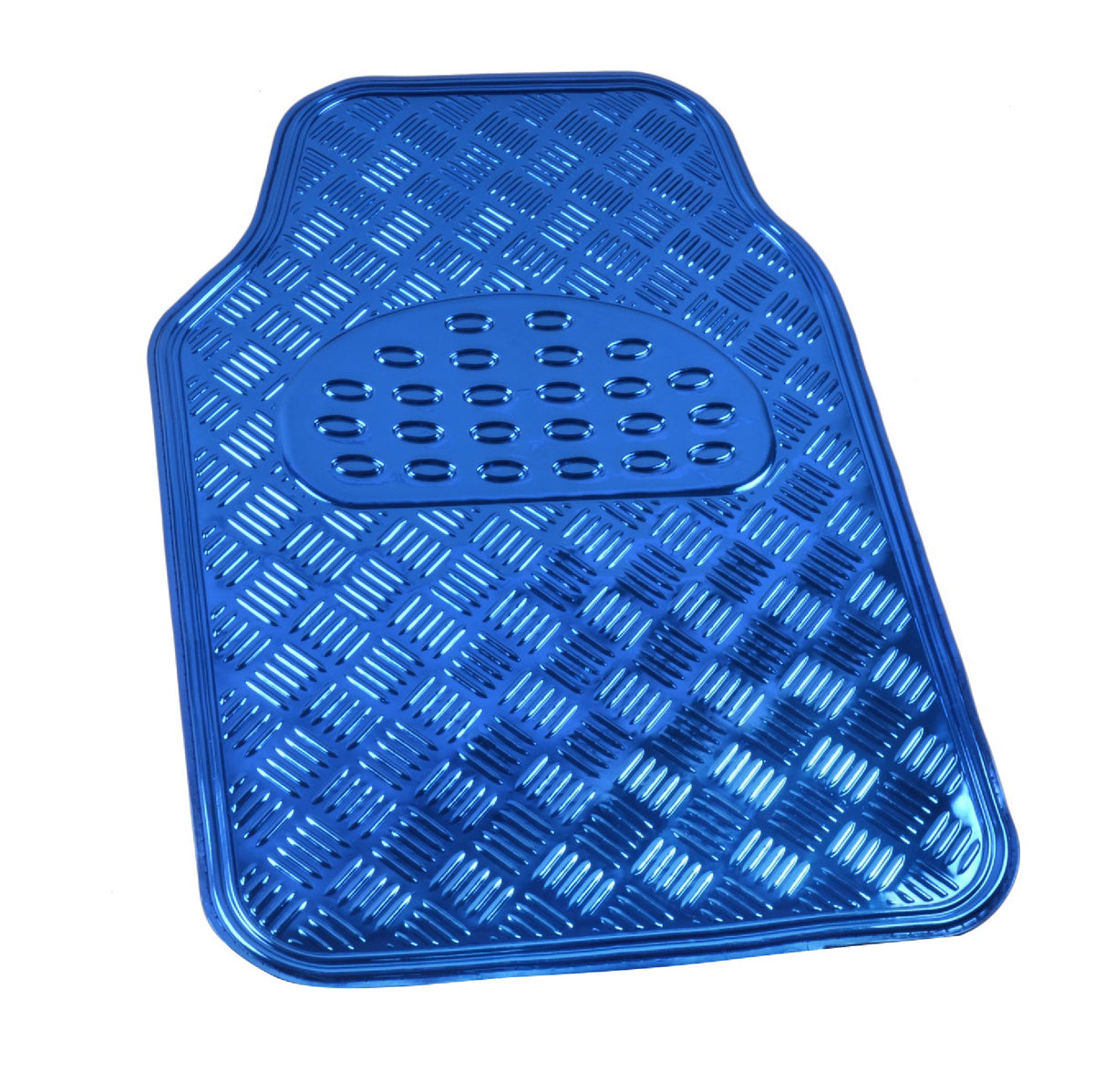 BDK 4-Piece Translucent Centered Cushioned Grip Pad Vorderbodenmatten und Hinterbodenmatten - Heavy Duty, All Weather