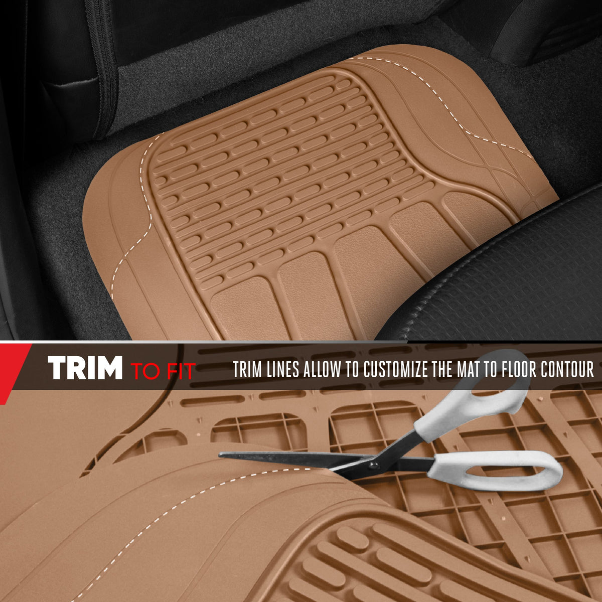 MotorTrend WingRunner Hinterbodenmatte - Trimm to Fit