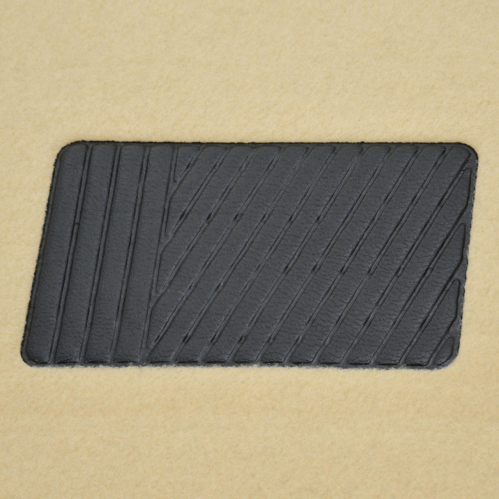 BDK 4-Piece Premium Teppich Nicht-rutschen Ferse Pad Vorderbodenmatten und hintere Bodenmatten
