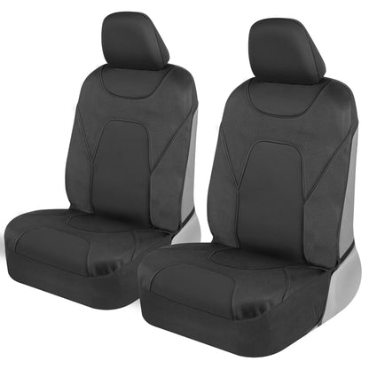MotorTrend 2-Pack AquaShield Wasserdicht Zwei-Tone Neopren-Vordersitzabdeckungen