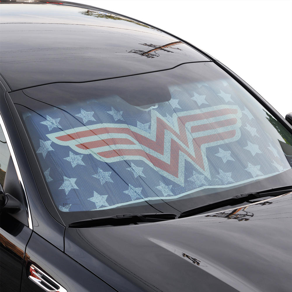 Warner Bros DC Comics Wonder Woman Front Windschutzscheibe Sonnenschirm (58' x 27')