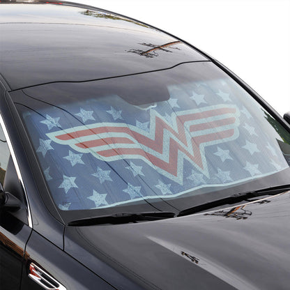 Warner Bros DC Comics Wonder Woman Front Windschutzscheibe Sonnenschirm (58' x 27')