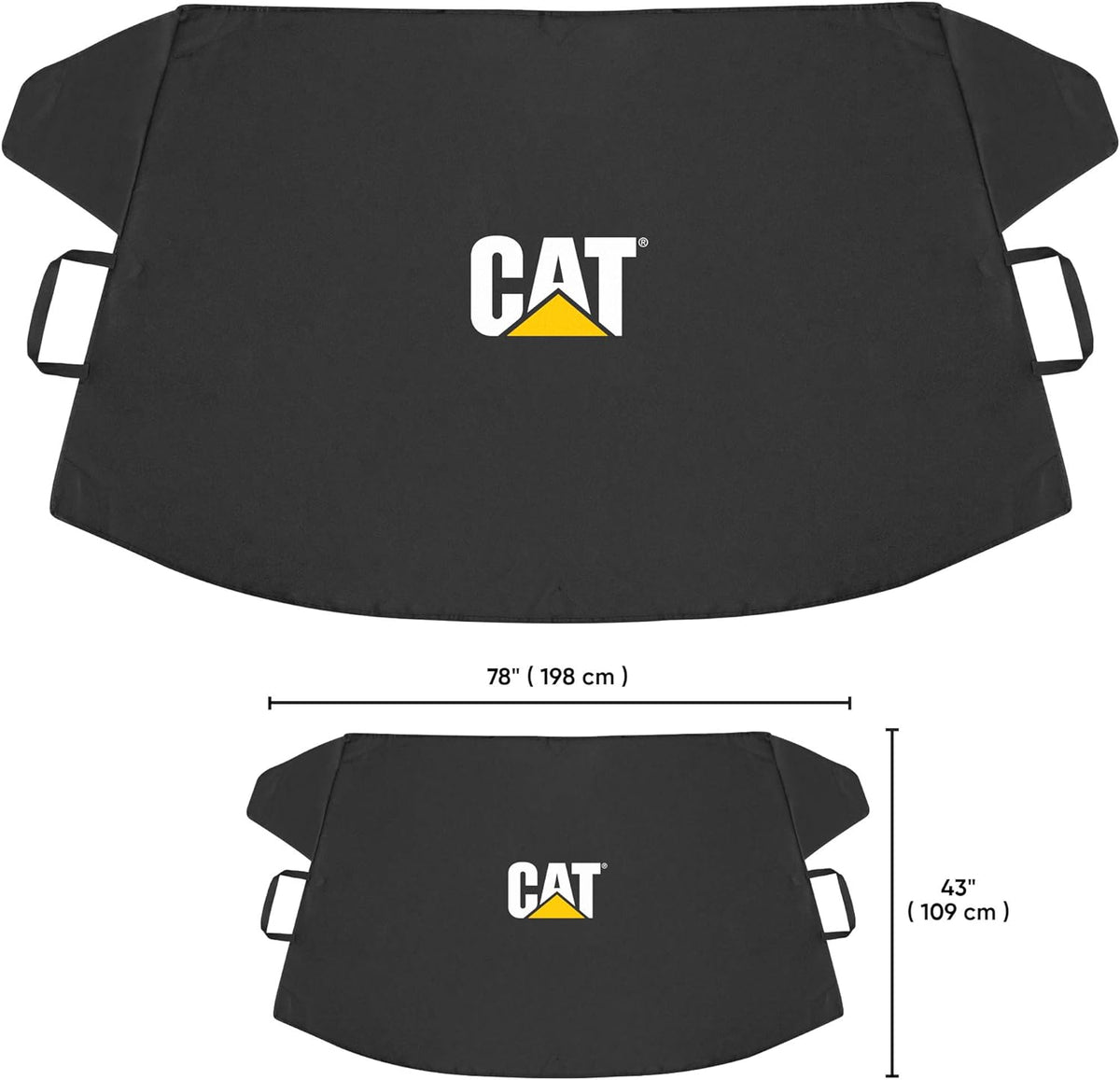 Cat® Schneeschutzscheibe Schnee Abdeckung, härteste Auto Frostschutz für Eis & Schnee, Wetterfest für den Winter, Enthält Anti-Diebstahl Straps, Frostschutz für Auto-Truck Van SUV