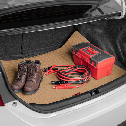 Motor Trend Heavy Duty Utility Cargo Liner Bodenmatten für Auto-Truck-SUV, Universal Trimmable to Fit, Faltbar, Cargo & Trunk All Weather Protection (Mehrere Farben)