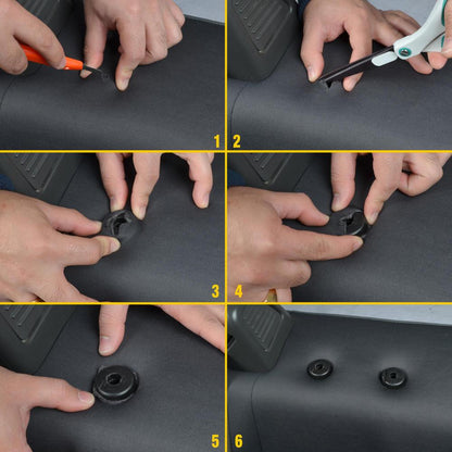 BDK 2-Pack PolyCustom EasyWrap Vordersitz Abdeckungen für Ford F-150 Crew Cab (2004 - 2008)