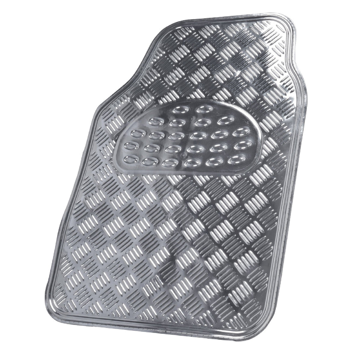 BDK 4-Piece Translucent Centered Cushioned Grip Pad Vorderbodenmatten und Hinterbodenmatten - Heavy Duty, All Weather