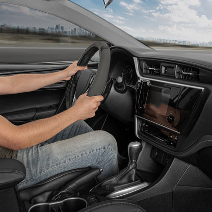 MotorTrend GripTech verbesserte Traktion Lenkrad Abdeckung (Fits 14.5' - 15.5')