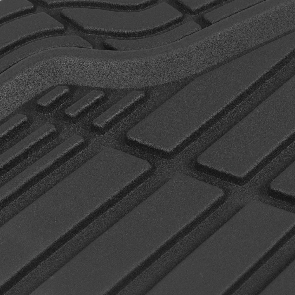 CAT 4-Piece ToughRide Gummi Vorderbodenmatten und Hinterbodenmatten - Heavy Duty, All Weather, Trimmen Sie, um zu passen