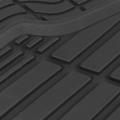 CAT 4-Piece ToughRide Gummi Vorderbodenmatten und Hinterbodenmatten - Heavy Duty, All Weather, Trimmen Sie, um zu passen