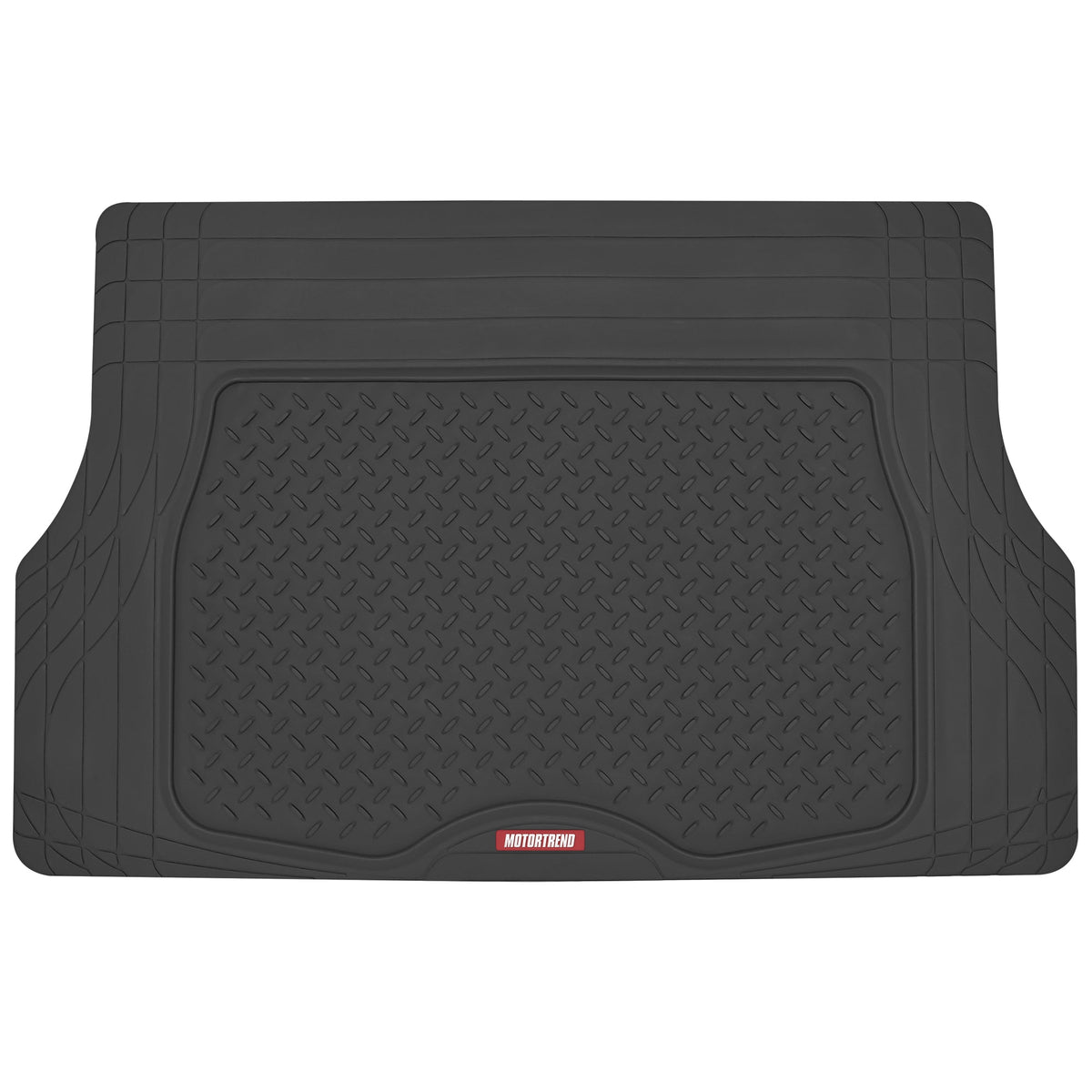 MotorTrend Utility Trunk / Cargo Liner Mat - Heavy Duty, All Weather, Trim to Fit