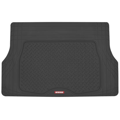 MotorTrend Utility Trunk / Cargo Liner Mat - Heavy Duty, All Weather, Trim to Fit