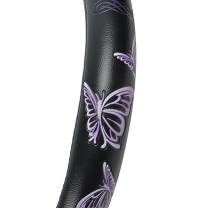 BDK 12-Piece Butterfly Vordersitzbezüge, Rücksitzbezüge, Sicherheitsgurtpads und Lenkradbezüge (Fits 14.5' - 15.5')
