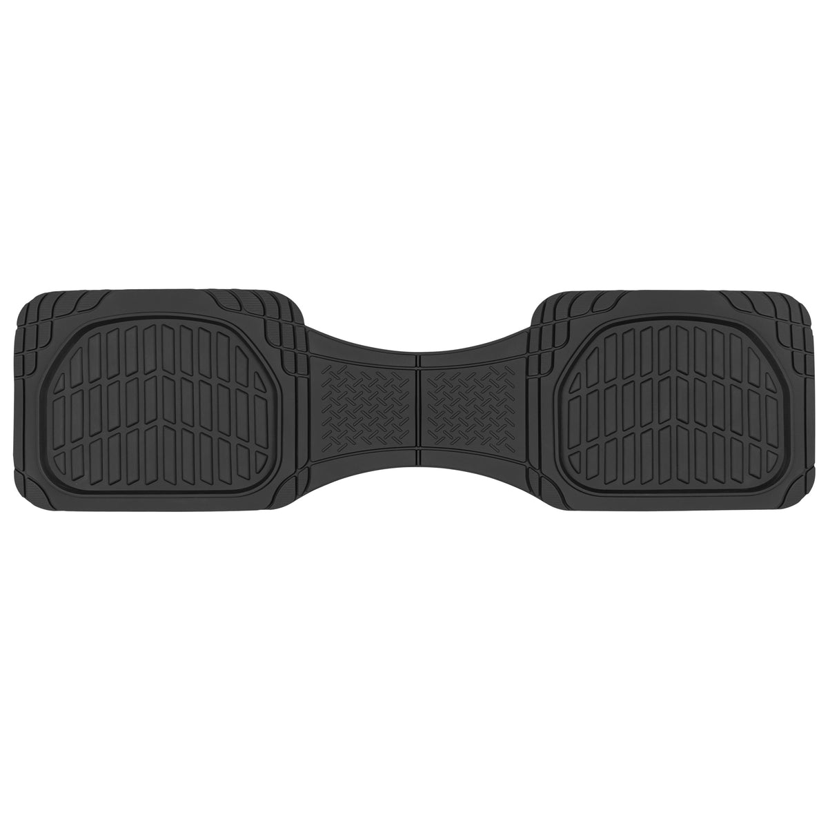 MotorTrend PRO920 Deep Dish Rear Floor Matts - Heavy Duty, All Weather, Trimm to Fit