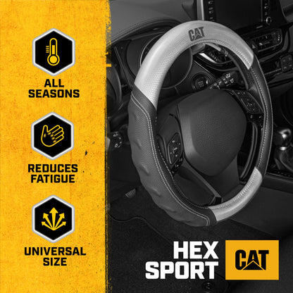CAT ErgoDrive Faux Leather Steering Wheel Abdeckung (Fits 14.5' - 15.5')