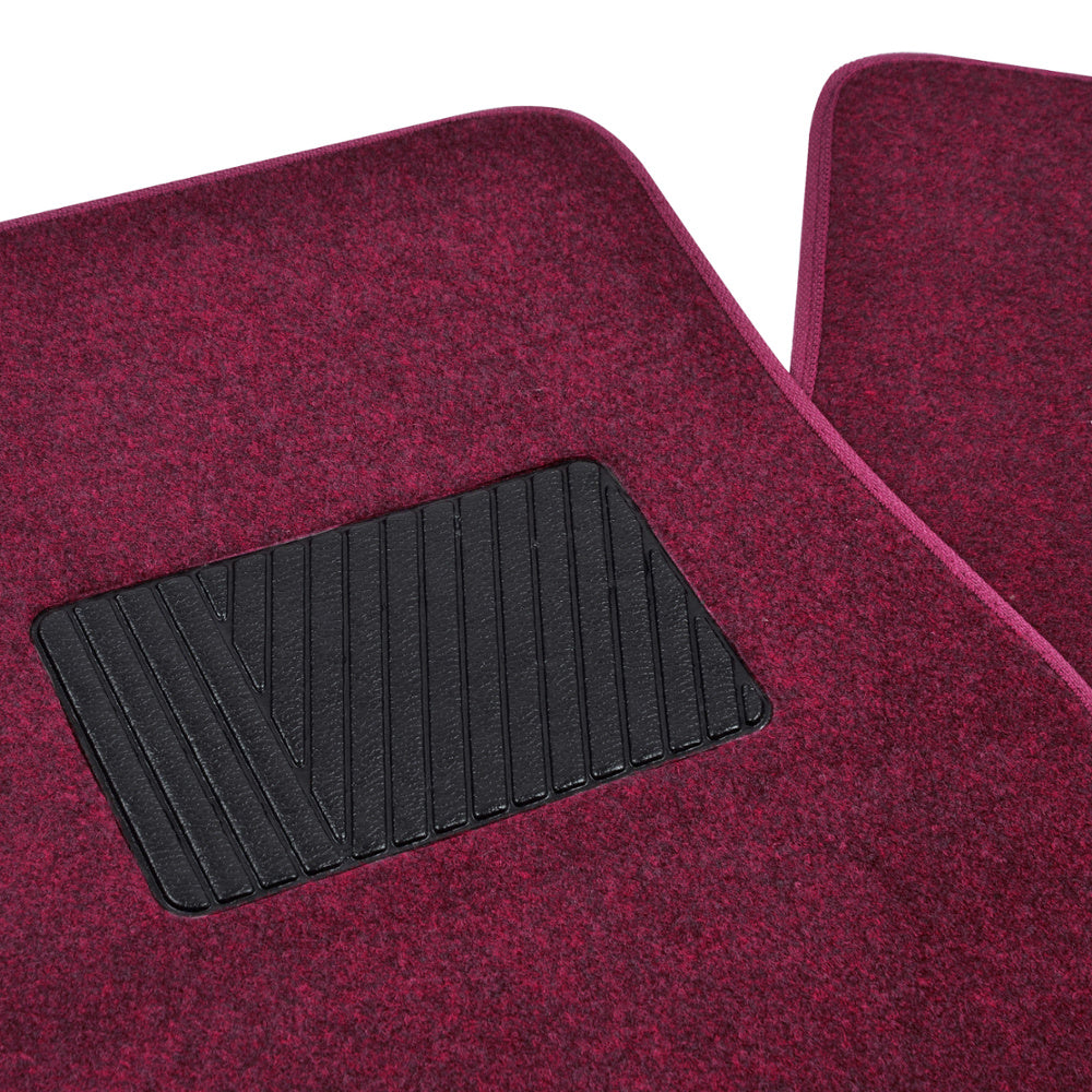 BDK 4-Piece Premium Teppich Nicht-rutschen Ferse Pad Vorderbodenmatten und hintere Bodenmatten