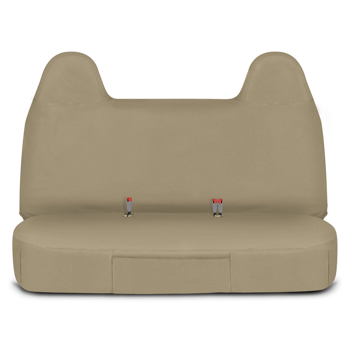Cat® Custom Fit Vordersitzbezug für Ford F250 / F350 / F450 / F550 (1999-2007) - Langlebiger Oxford Beige Truck Seat Cover mit Utility Taschen, Ford F250 Super Duty Interior Cover