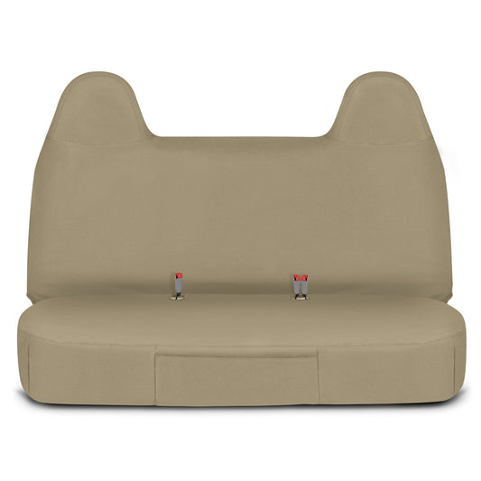 Cat® Custom Fit Vordersitzbezug für Ford F250 / F350 / F450 / F550 (1999-2007) - Langlebiger Oxford Beige Truck Seat Cover mit Utility Taschen, Ford F250 Super Duty Interior Cover