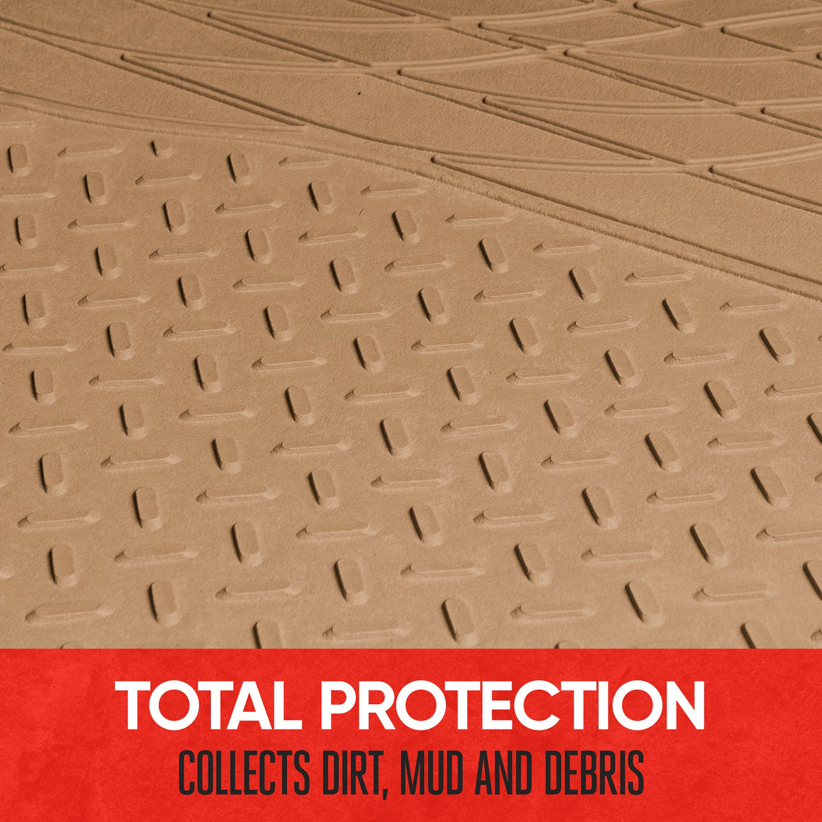 Motor Trend Heavy Duty Utility Cargo Liner Bodenmatten für Auto-Truck-SUV, Universal Trimmable to Fit, Faltbar, Cargo & Trunk All Weather Protection (Mehrere Farben)