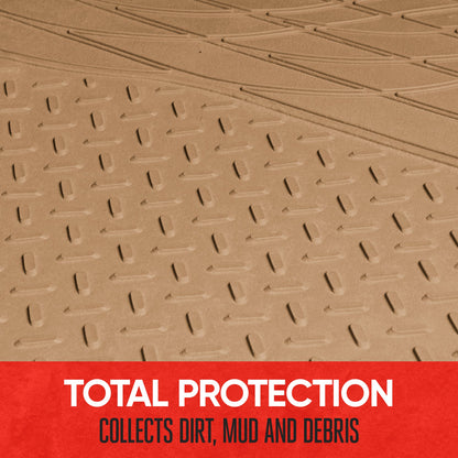 Motor Trend Heavy Duty Utility Cargo Liner Bodenmatten für Auto-Truck-SUV, Universal Trimmable to Fit, Faltbar, Cargo & Trunk All Weather Protection (Mehrere Farben)