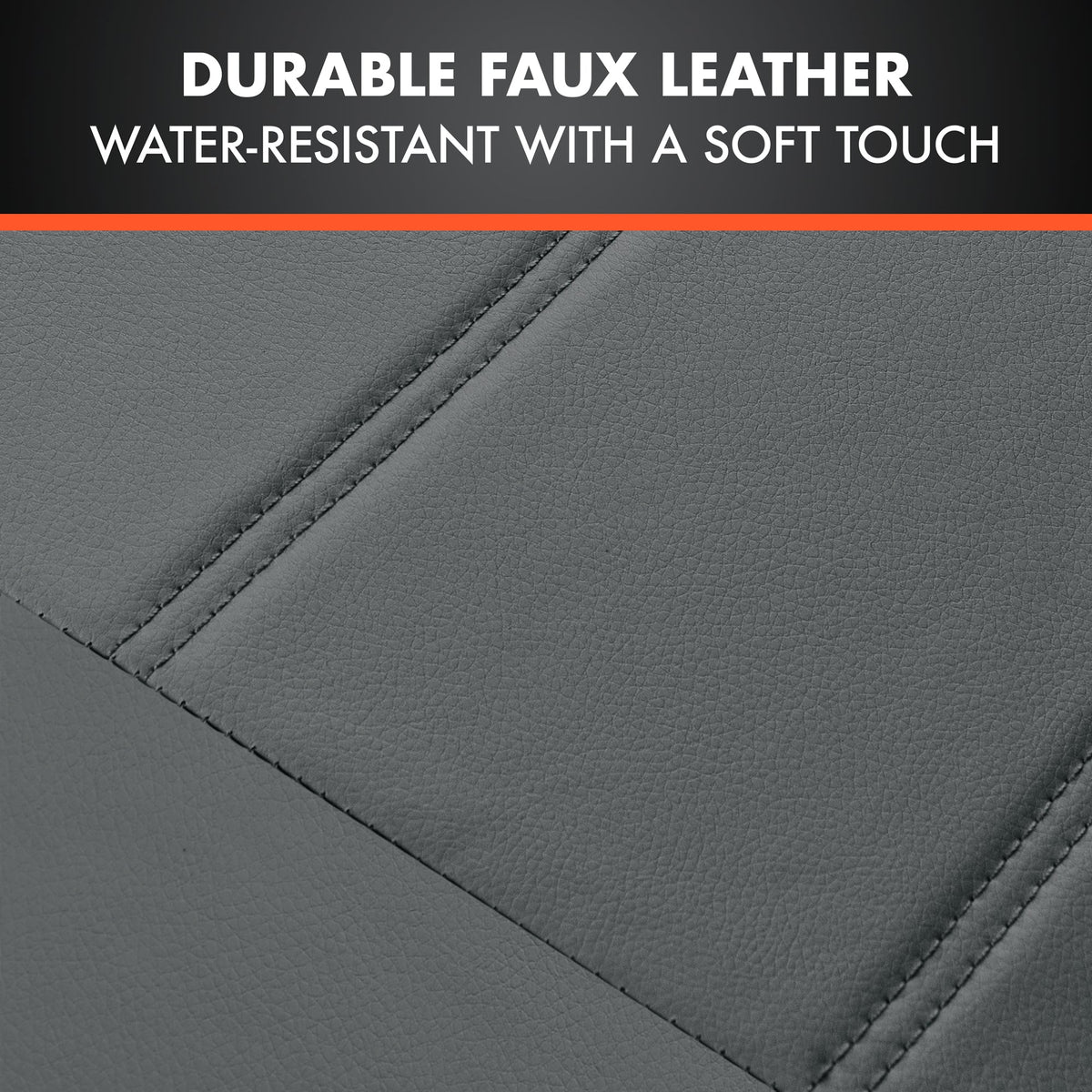 BDK 9-Piece Premium Faux Leder Vordersitze und Rücksitze