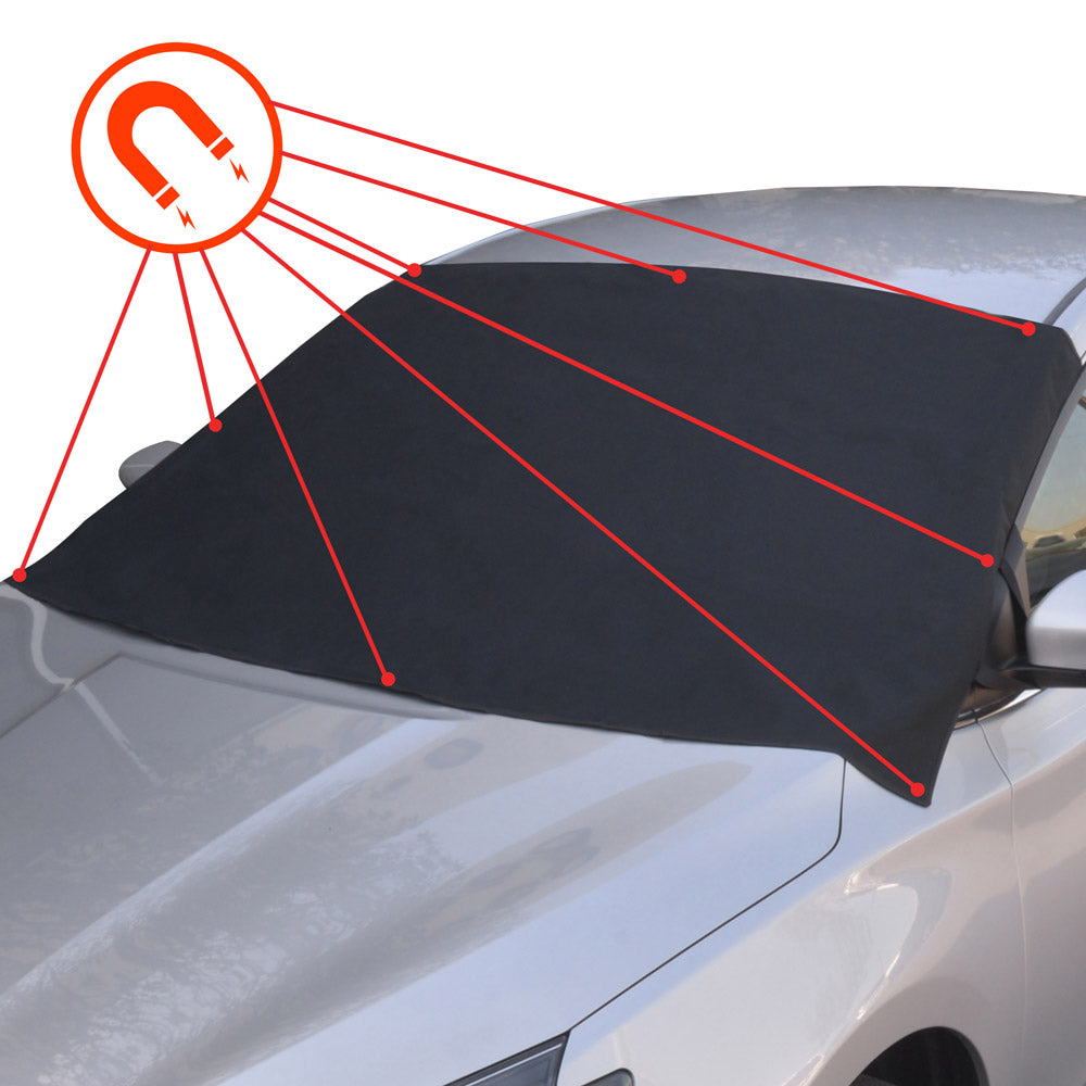 BDK Magnetic Water-Proof Front Windschutzscheibe Abdeckung für Eis, Schnee, Hagel (78' x 43')