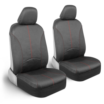 MotorTrend 2-Pack SpillGuard Wasserdichte Neopren-Vordersitzabdeckungen
