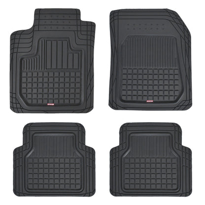 MotorTrend 4-Piece FlexTough Deep Dish Hybrid Groove Vorderbodenmatten und Hinterbodenmatten - Heavy Duty, All Weather, Trimmen Sie, um zu passen