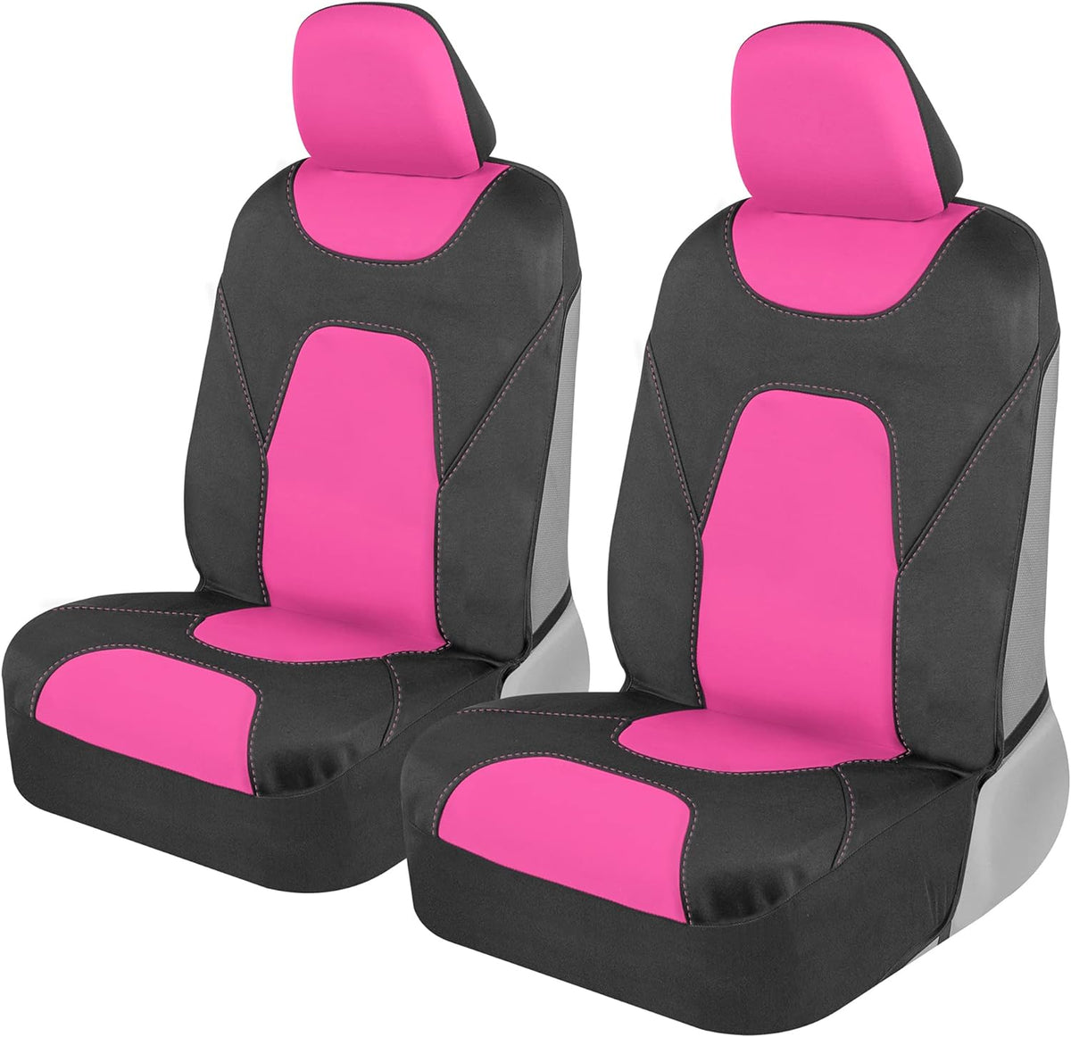MotorTrend 2-Pack AquaShield Wasserdicht Zwei-Tone Neopren-Vordersitzabdeckungen
