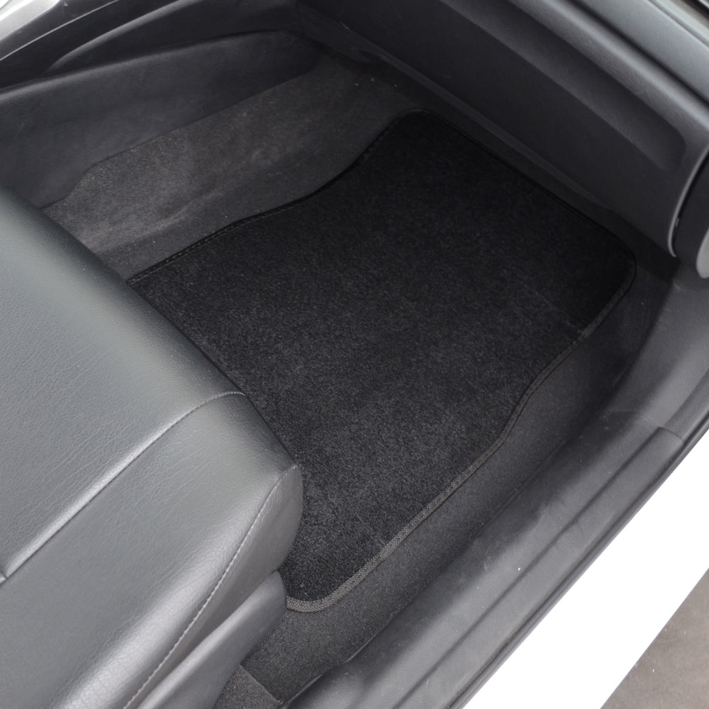 MotorTrend 4-Piece Premium Inter-Lock Backing Teppich Vorderbodenmatten und Hinterbodenmatten