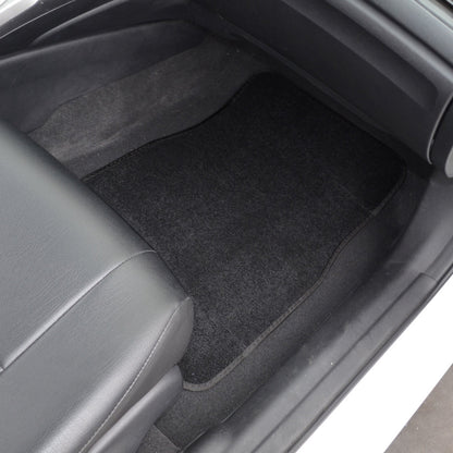 MotorTrend 4-Piece Premium Inter-Lock Backing Teppich Vorderbodenmatten und Hinterbodenmatten