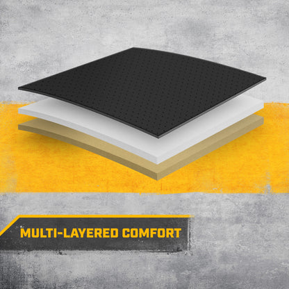 CAT® Edge Deluxe Car Seat Covers für Vordersitze - Premium Zwei-Tone Faux Ledersitz Abdeckungen für Autos mit Universal Fit, Robuste Autositz Abdeckungen für LKW, Innensitz Abdeckungen für SUV