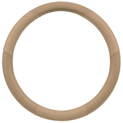 MotorTrend Soft Touch Perforierte Mikrofaser-Lenkradabdeckung (Fits 14.5' - 15.5')