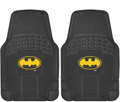BDK Armored Super Hero Car Floor Matts - Offiziell lizenzierte DC Comics - All Weather Heavy Duty Auto Interieur Liners für Auto Truck Van SUV (Mehrere Stile)