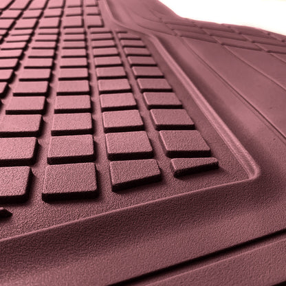 Motor Trend FlexTough Rear Cargo Mat - Heavy-Duty Trimmable Car Trunk Mat für die Rückseite des SUV, Universal Rear Cargo Liner für SUV, Flexible Trunk Liner, Automotive Floor Mats & Cargo Liners (Burgundy)