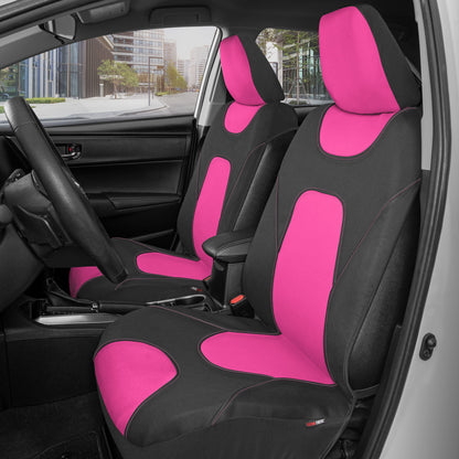 MotorTrend 2-Pack AquaShield Wasserdicht Zwei-Tone Neopren-Vordersitzabdeckungen