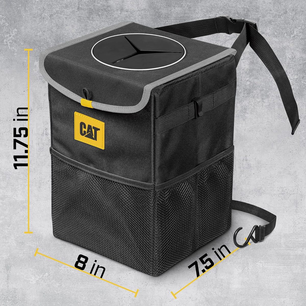 CAT Premium Car Trash Kann Mülleimer, Wasser-Proof & Leck-Proof (8' x 7,5' x 11,75')