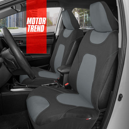 MotorTrend 2-Pack AquaShield Wasserdicht Zwei-Tone Neopren-Vordersitzabdeckungen