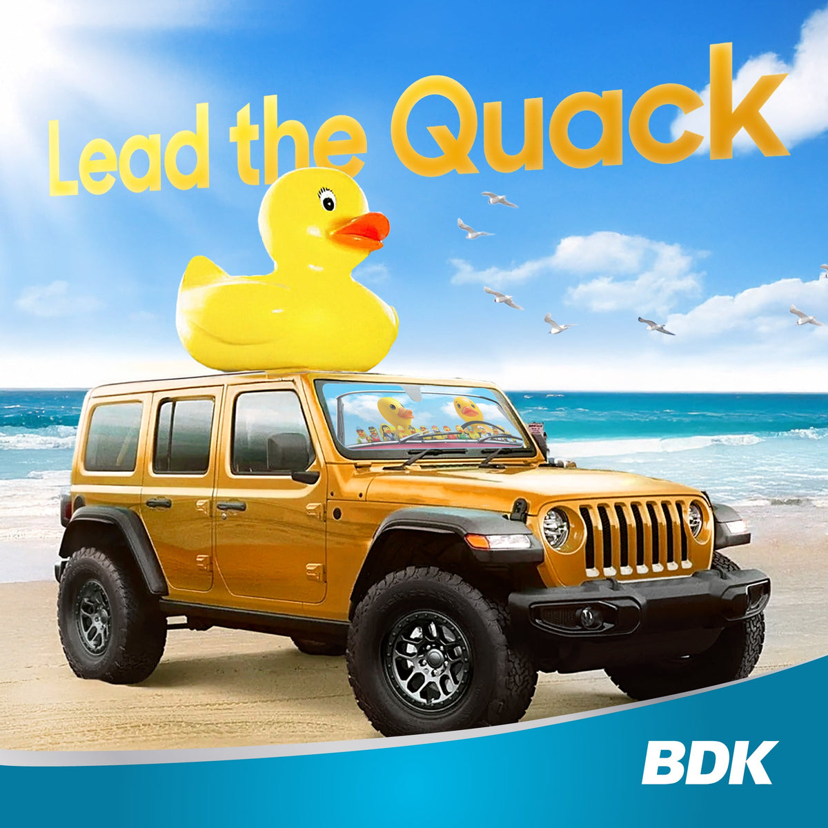 Duck Duck Jeep Sun Shade Fits 1987-2021 Jeep Wrangler JK, JL, CJ, YJ, TJ & 2020-2021 Gladiator - Custom Fit Windschutzscheibe Sonnenschirm Faltbares Akkorde Interieur UV-Schutz Sun Window Visor 53" x 16.5 "