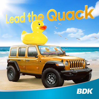 Duck Duck Jeep Sun Shade Fits 1987-2021 Jeep Wrangler JK, JL, CJ, YJ, TJ & 2020-2021 Gladiator - Custom Fit Windschutzscheibe Sonnenschirm Faltbares Akkorde Interieur UV-Schutz Sun Window Visor 53" x 16.5 "