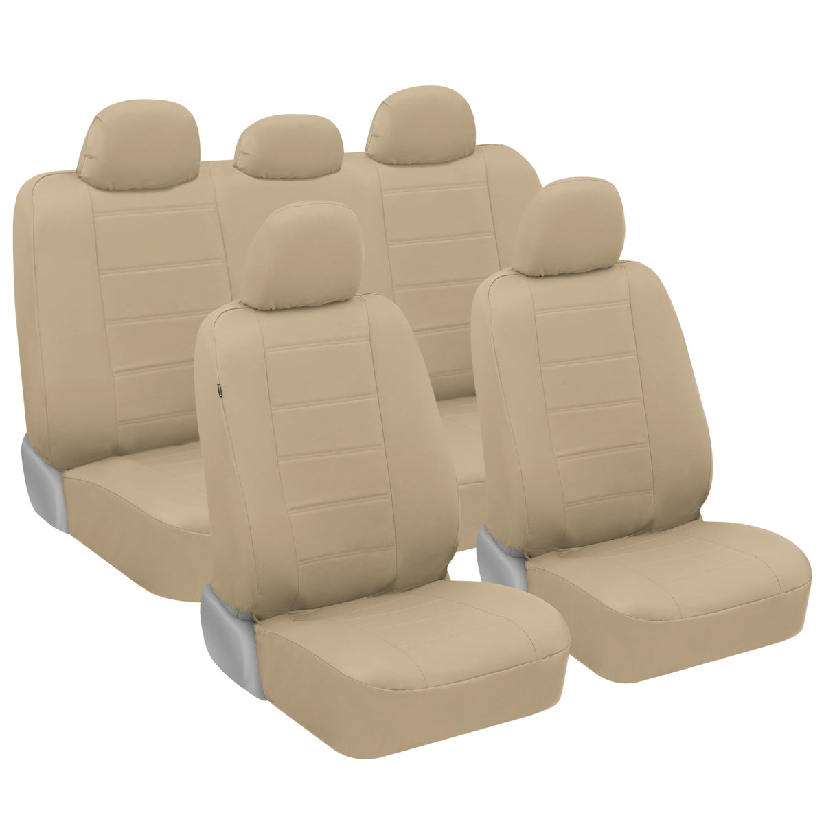 BDK 9-Piece Premium Faux Leder Vordersitze und Rücksitze