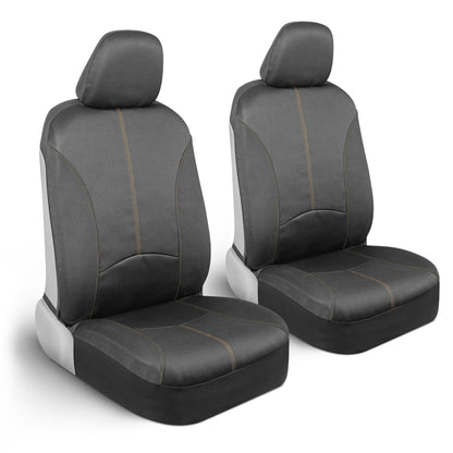 MotorTrend 2-Pack SpillGuard Wasserdichte Neopren-Vordersitzabdeckungen