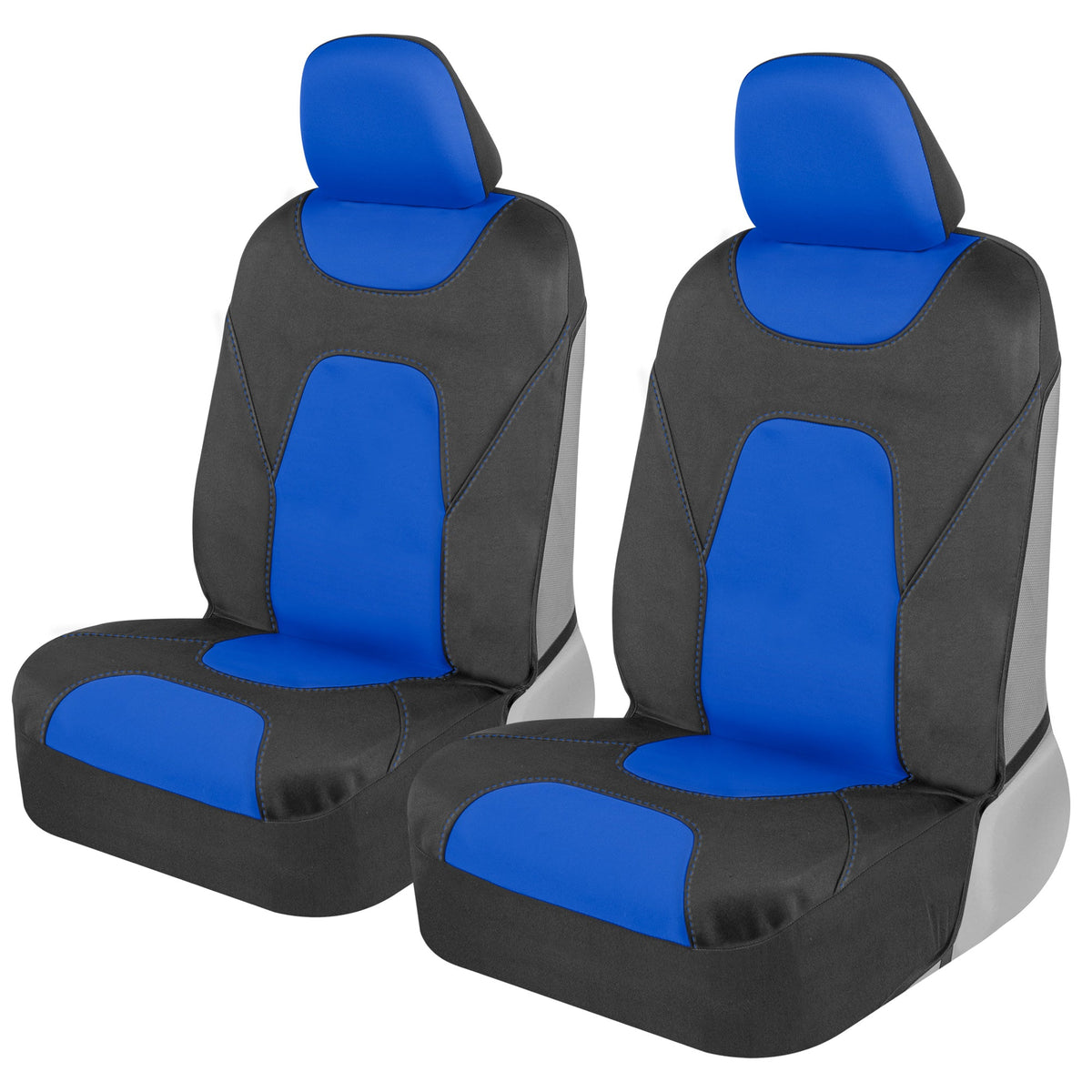 MotorTrend 2-Pack AquaShield Wasserdicht Zwei-Tone Neopren-Vordersitzabdeckungen