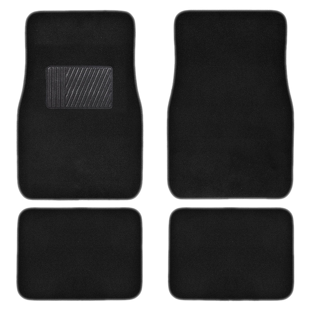 MotorTrend 4-Piece Premium Inter-Lock Backing Teppich Vorderbodenmatten und Hinterbodenmatten