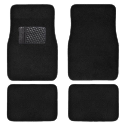 MotorTrend 4-Piece Premium Inter-Lock Backing Teppich Vorderbodenmatten und Hinterbodenmatten