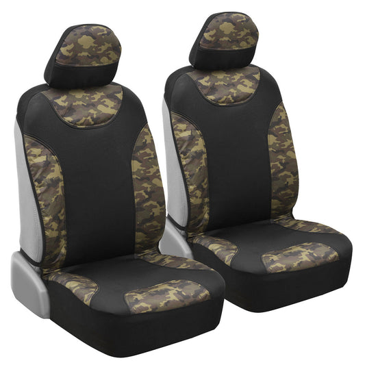 BDK 2-Pack Camo Zwei-Tone Wasser-sichere Vordersitzbezüge