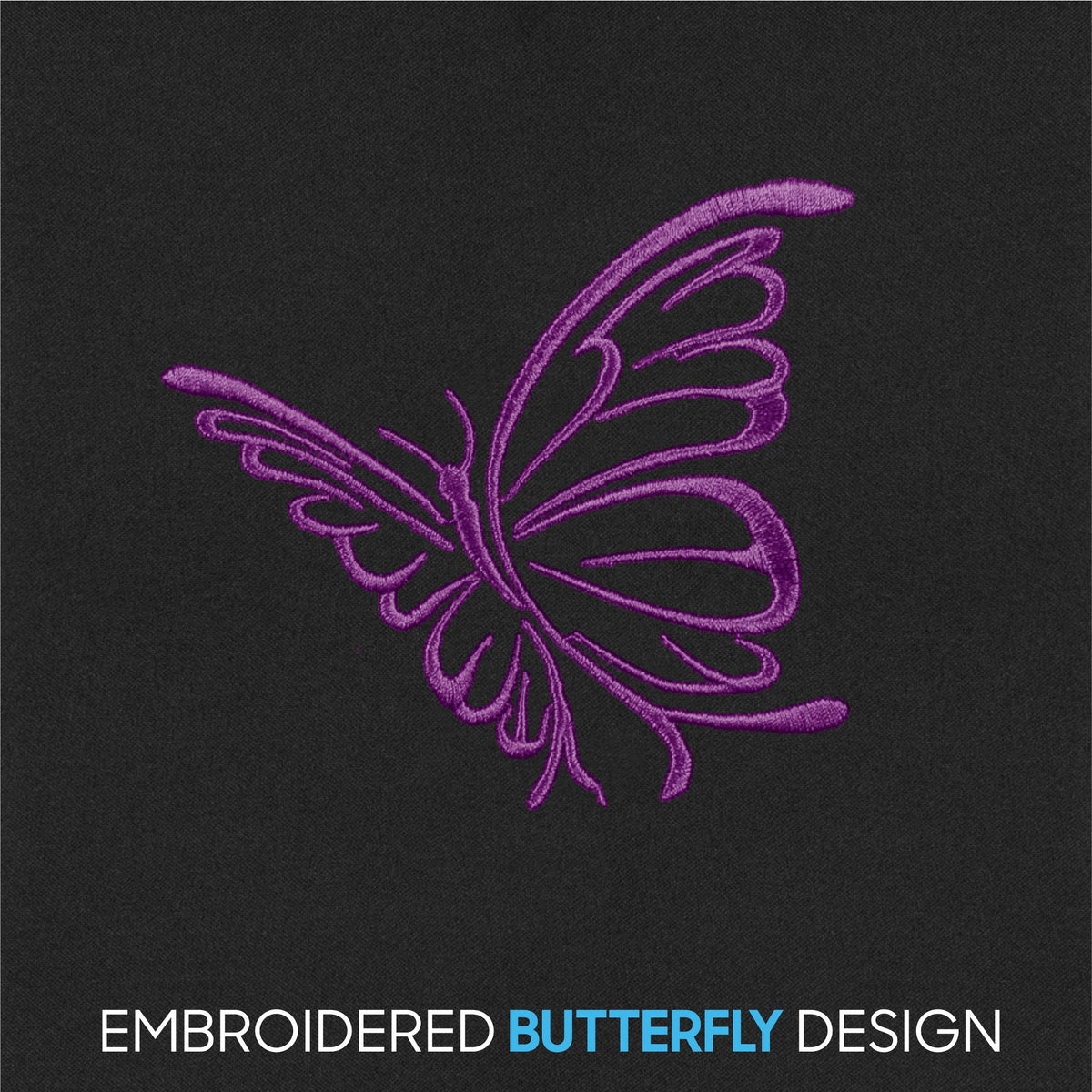 BDK 12-Piece Butterfly Vordersitzbezüge, Rücksitzbezüge, Sicherheitsgurtpads und Lenkradbezüge (Fits 14.5' - 15.5')